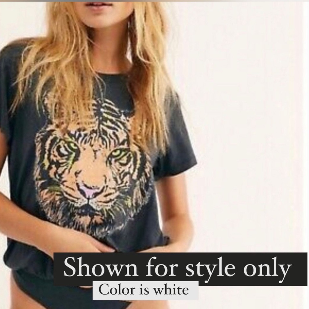 Daydreamer X Free People women’s Tiger Body Suit - Picture 2 of 14